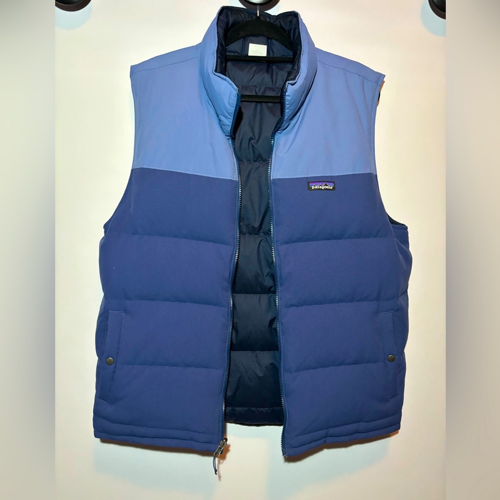 Patagonia “Bivy” reversible down vest size L